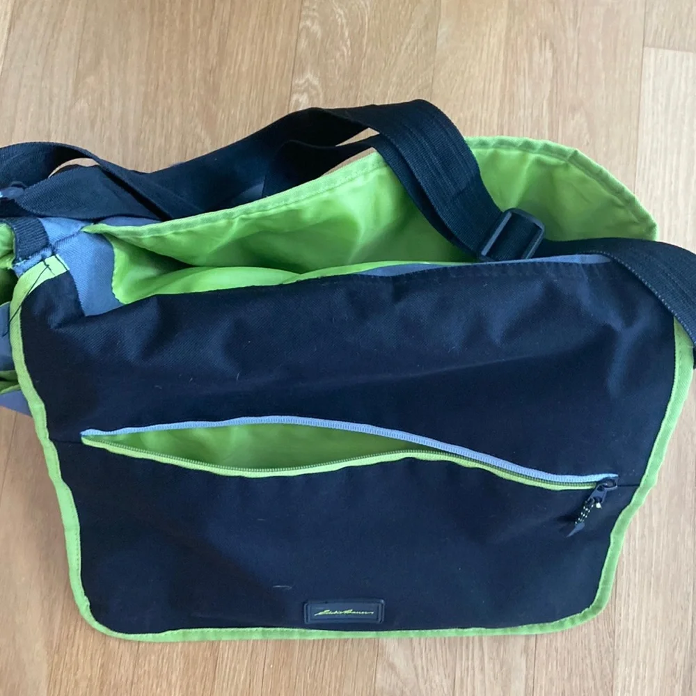 Eddie Bauer Adjustable Strap/ Many Compartments Baby Bag